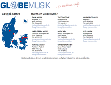 Tablet Screenshot of globemusik.dk